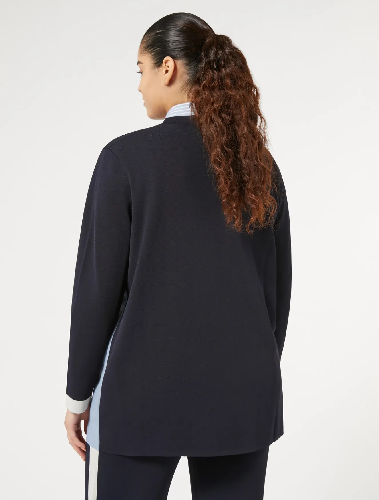 Cardigan in viscosa stretch