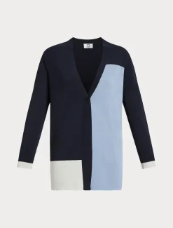 Cardigan in viscosa stretch