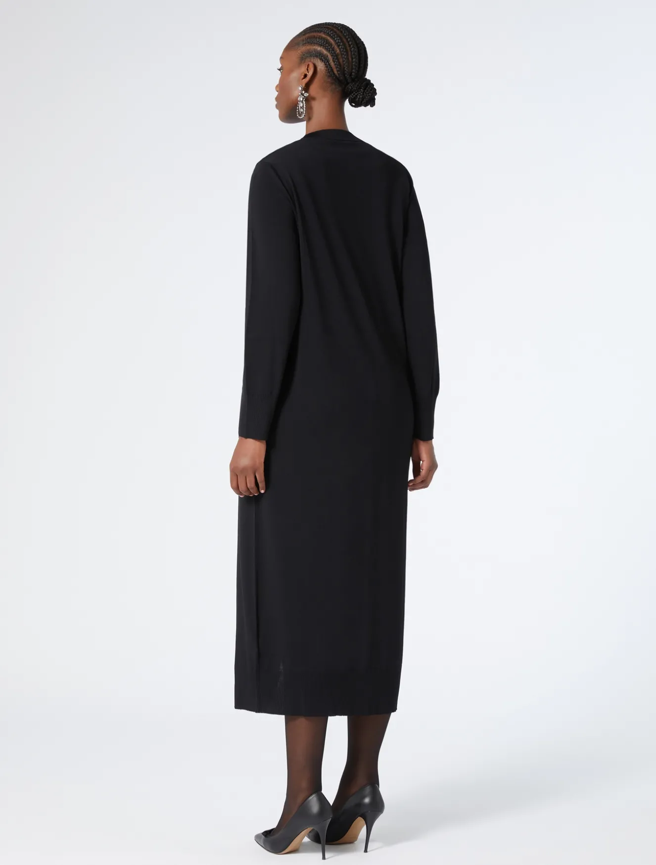 Cardigan lungo in viscosa