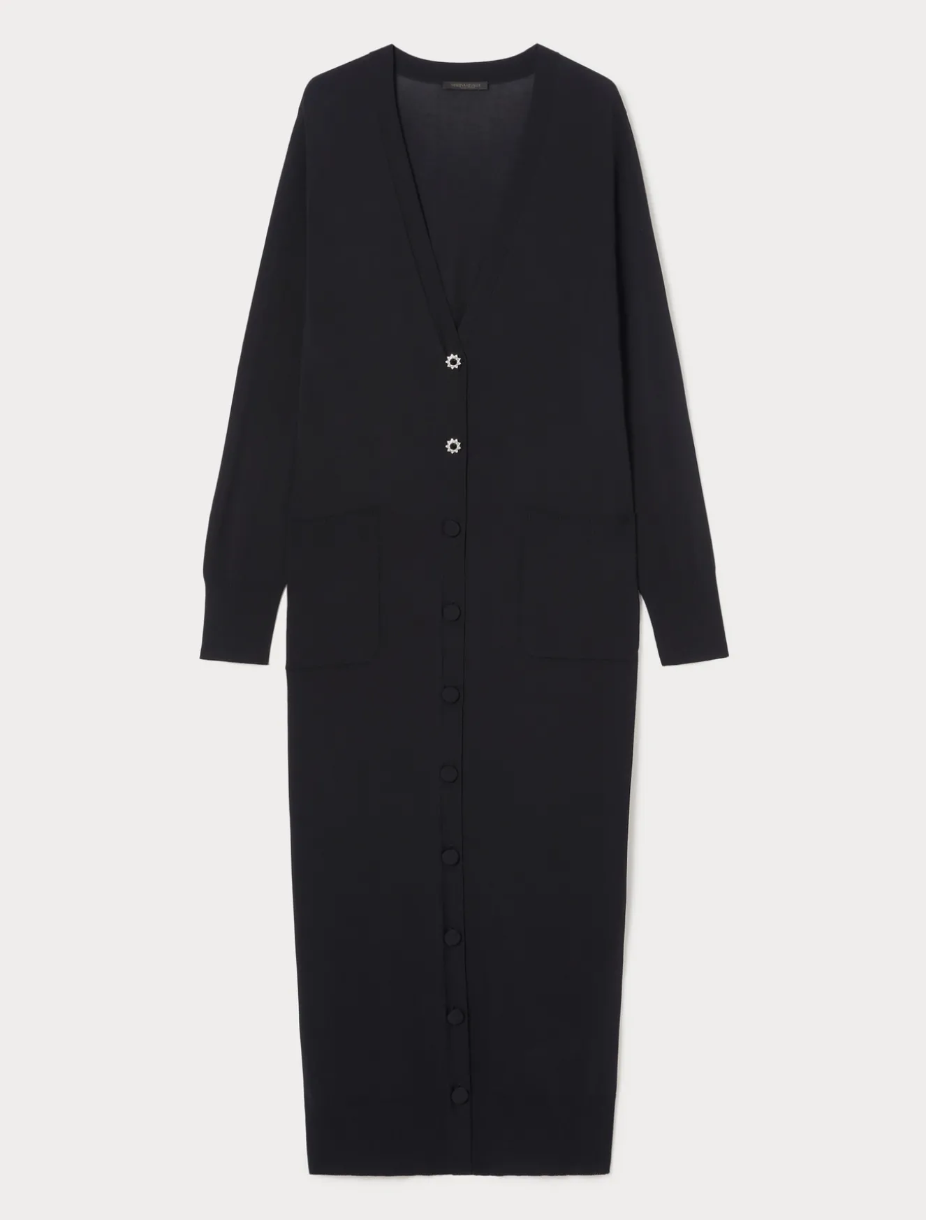 Cardigan lungo in viscosa