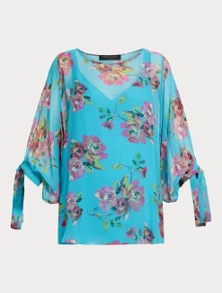 Casacca in georgette di seta