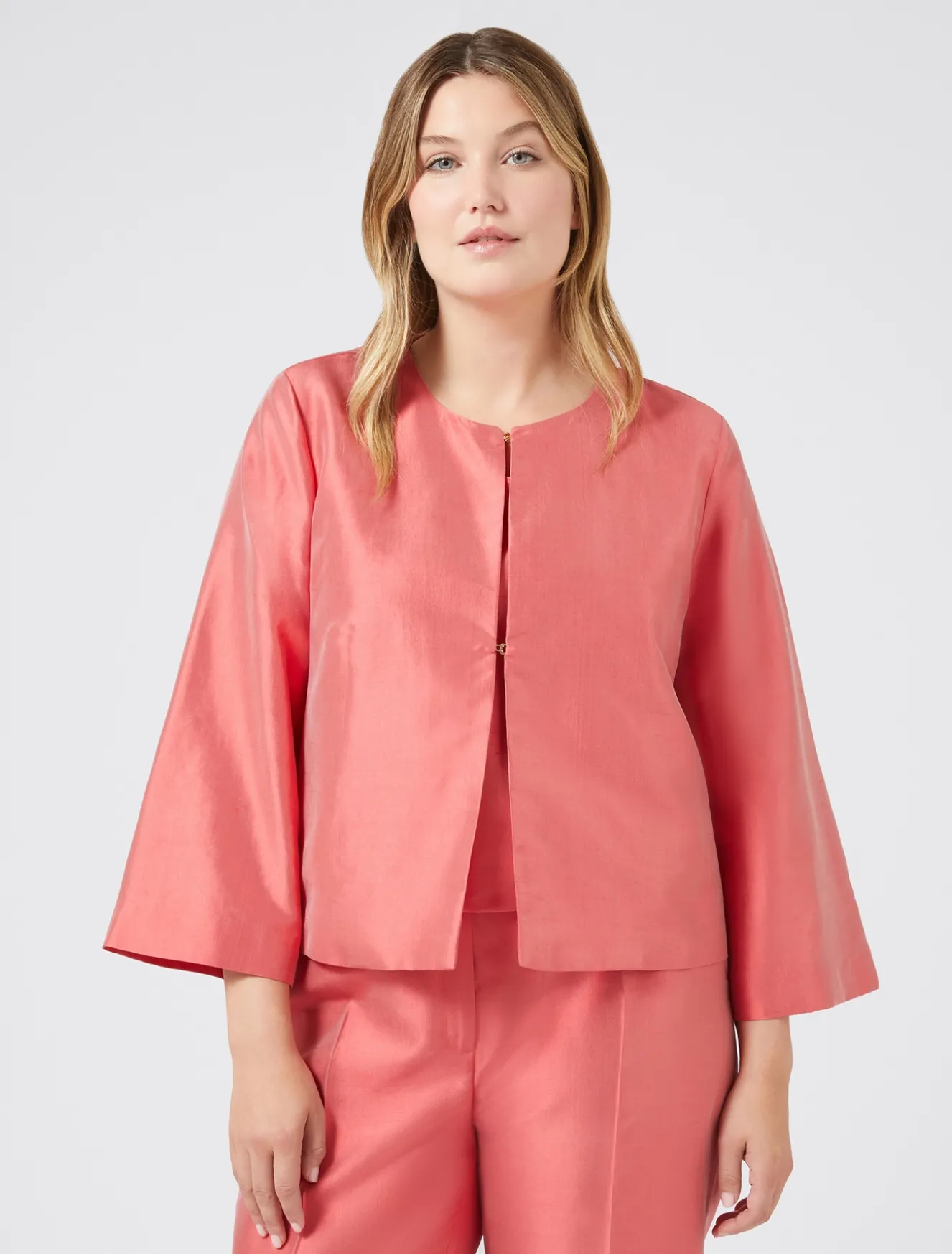 Casacca in shantung di seta