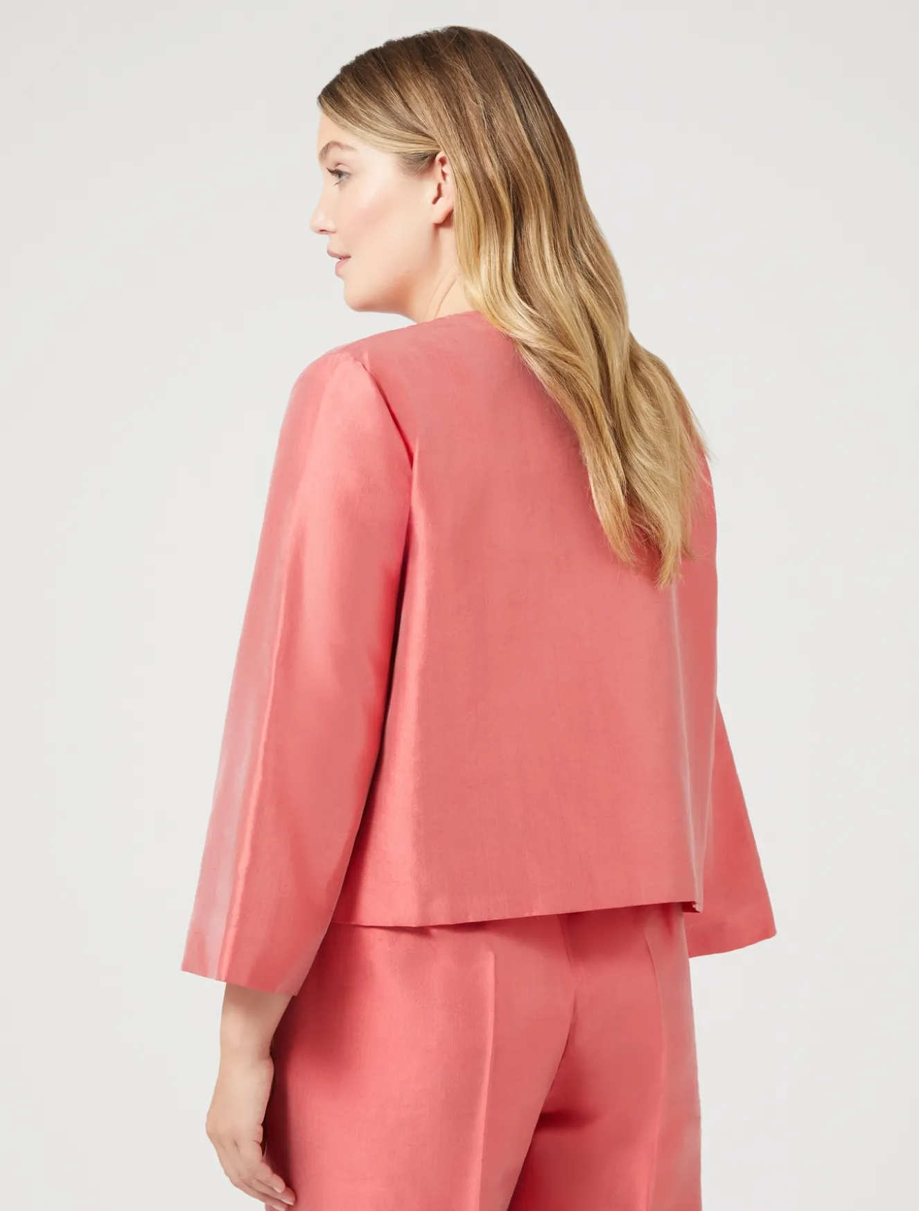 Casacca in shantung di seta