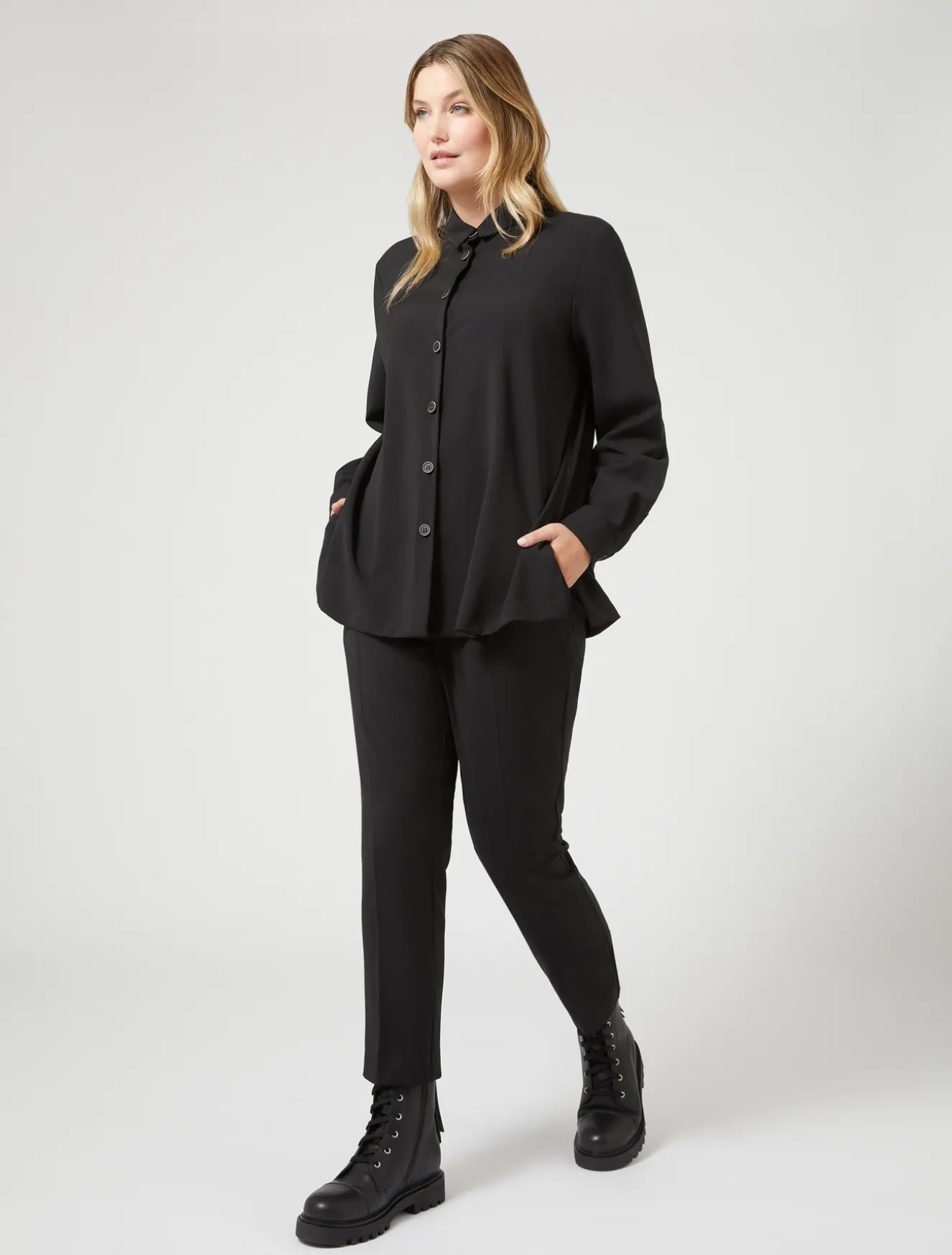 Casacca in tela di pura lana