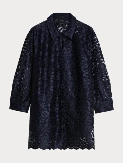 Casacca in tulle ricamato