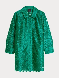 Casacca in tulle ricamato