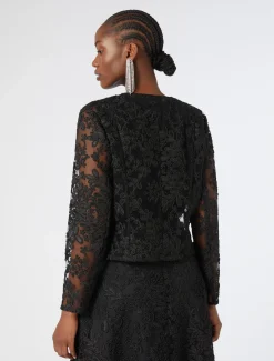 Casacca in tulle ricamato