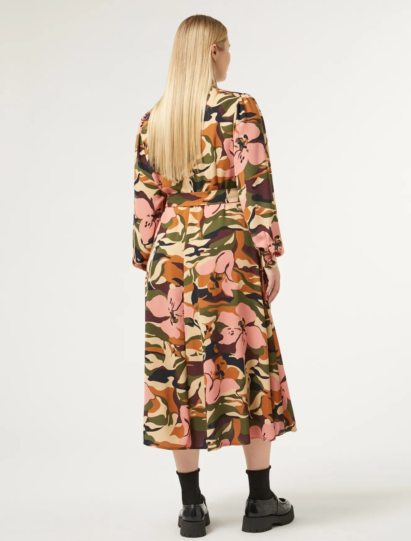 Chemisier in cady stampato