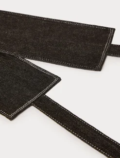 Cintura in black denim