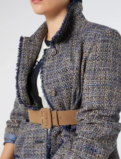 Cintura in pelle scamosciata