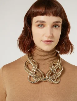 Collana in maglia metallica