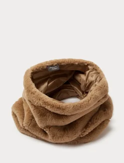 Collo in tessuto effetto pelliccia