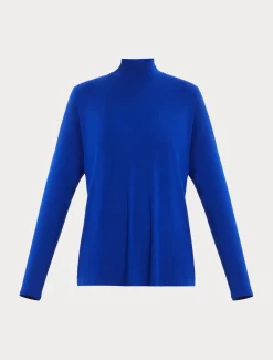 Dolcevita in jersey di viscosa stretch