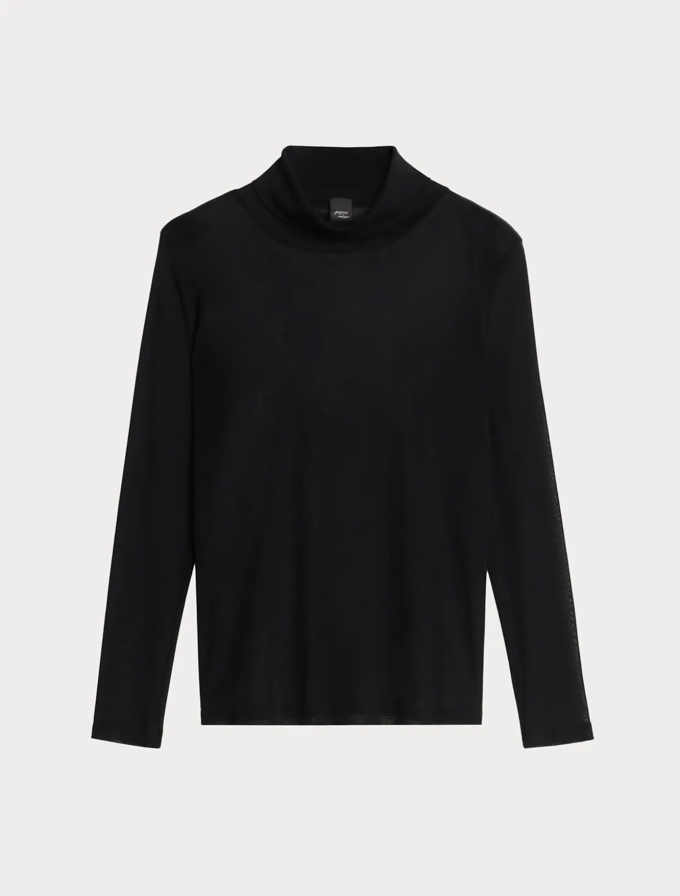 Dolcevita in tulle stretch