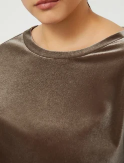 Felpa in ciniglia stretch