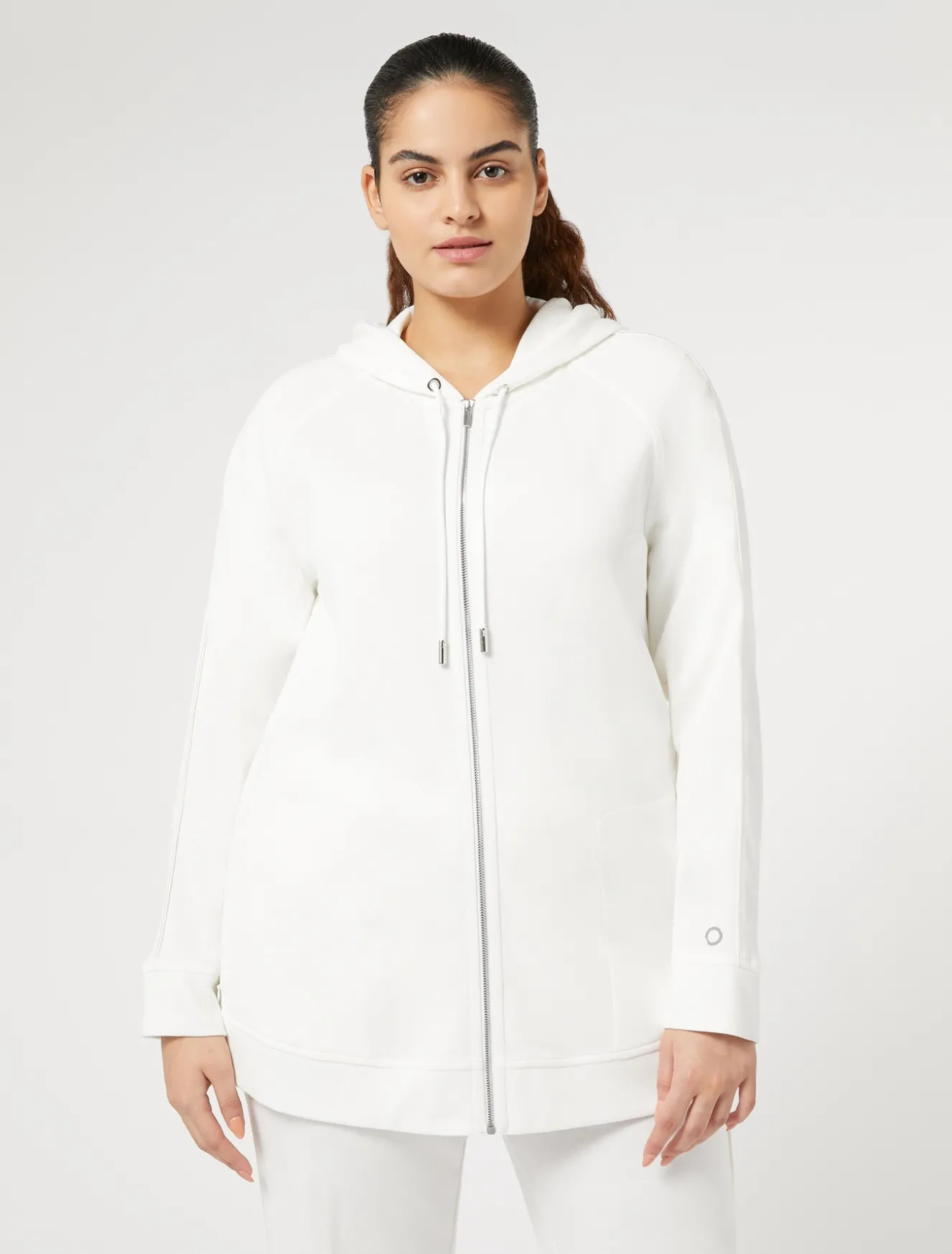 Felpa in jersey interlock