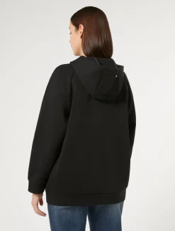 Felpa in jersey interlock