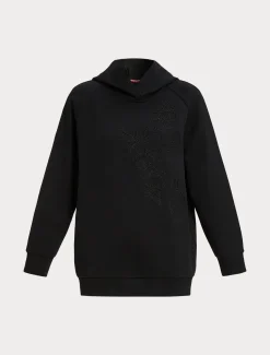 Felpa in jersey interlock