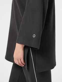 Felpa in jersey interlock