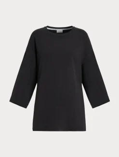 Felpa in jersey interlock