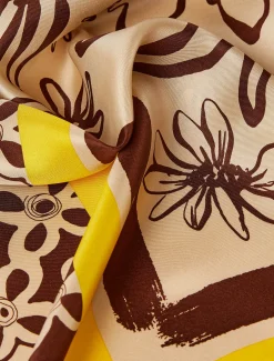 Foulard in twill di seta