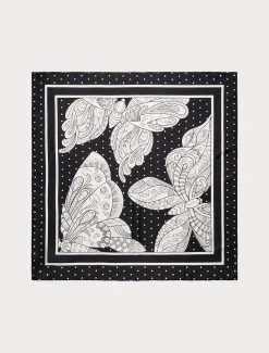 Foulard in twill di seta