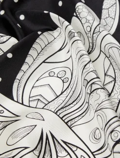 Foulard in twill di seta