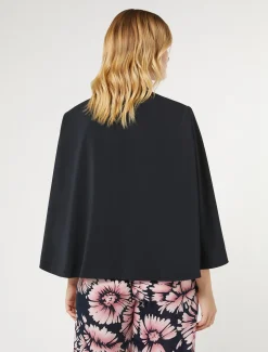 Giacca a cappa in cady