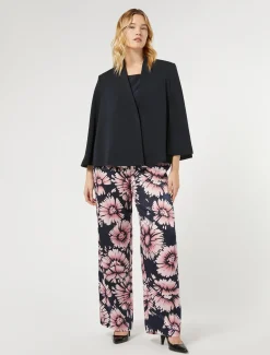 Giacca a cappa in cady