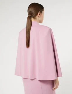 Giacca a cappa in cady