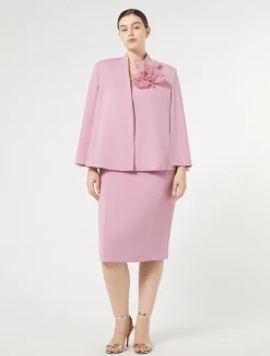 Giacca a cappa in cady