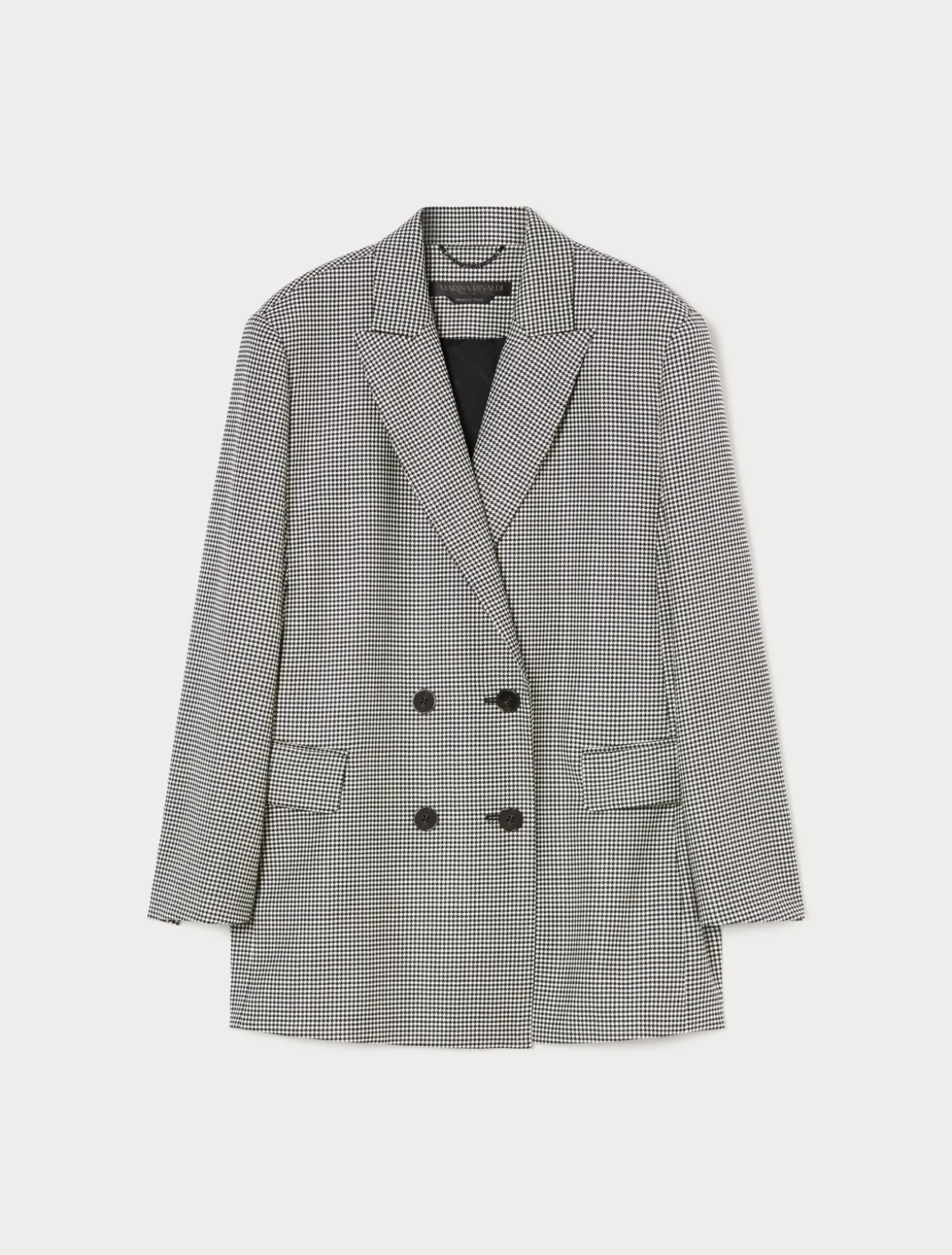 Giacca blazer in batavia di lana stretch