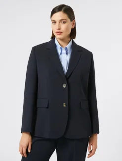 Giacca blazer in cady