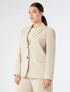 Giacca blazer in cady