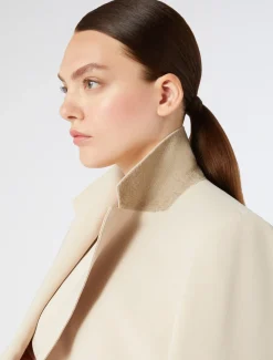 Giacca blazer in cady