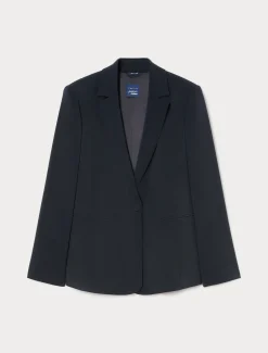 Giacca blazer in cady stretch