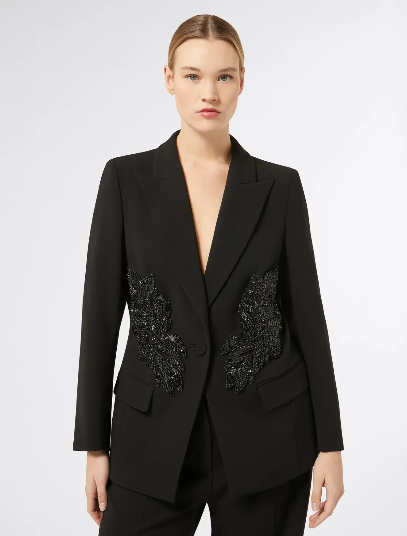 Giacca blazer in cady triacetato