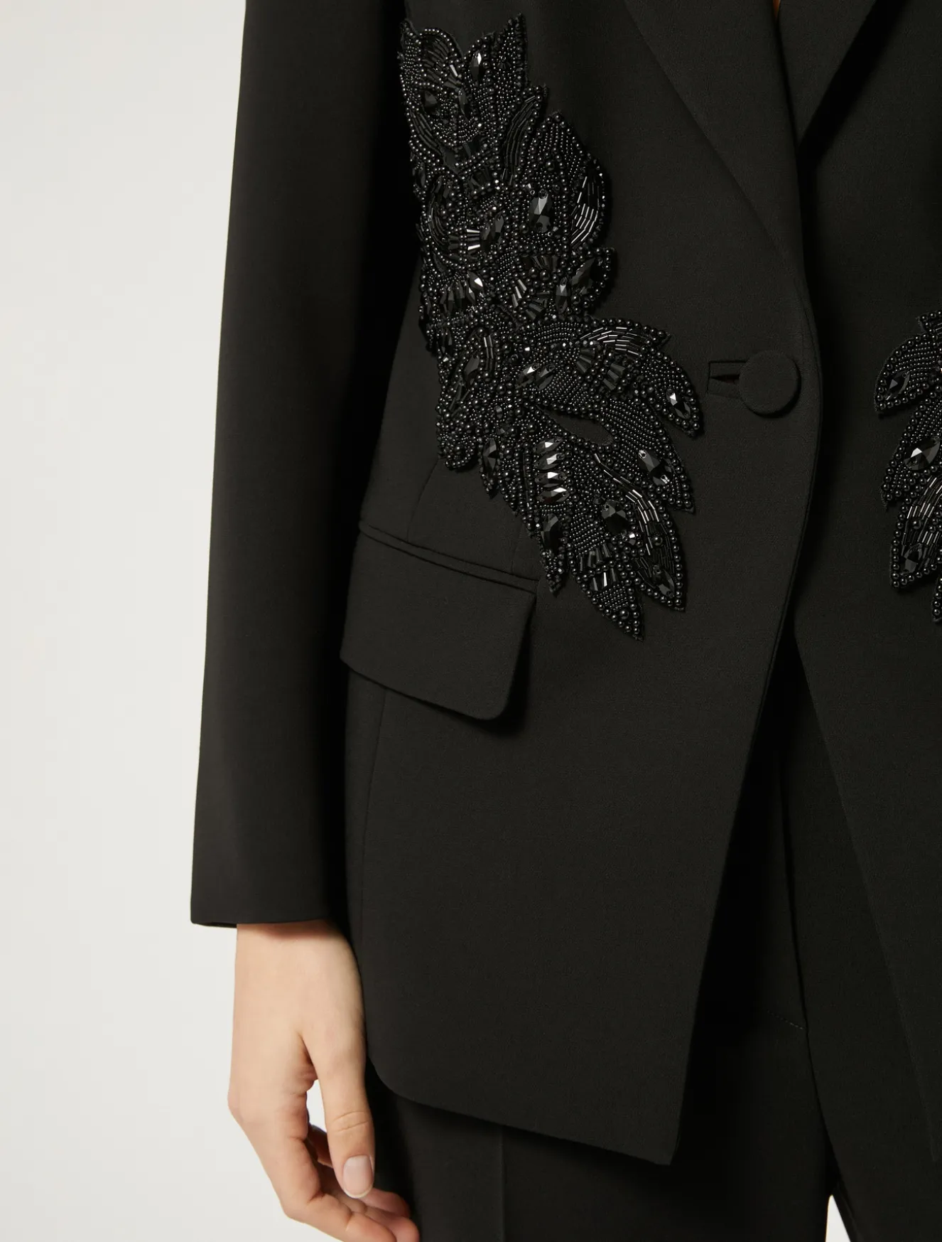 Giacca blazer in cady triacetato