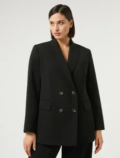 Giacca blazer in cady triacetato