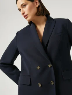 Giacca blazer in cady triacetato