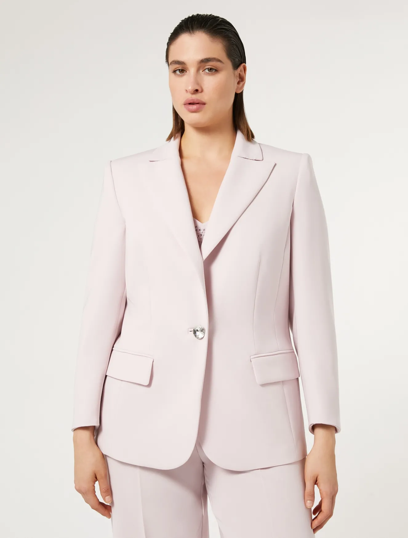 Giacca blazer in cady triacetato