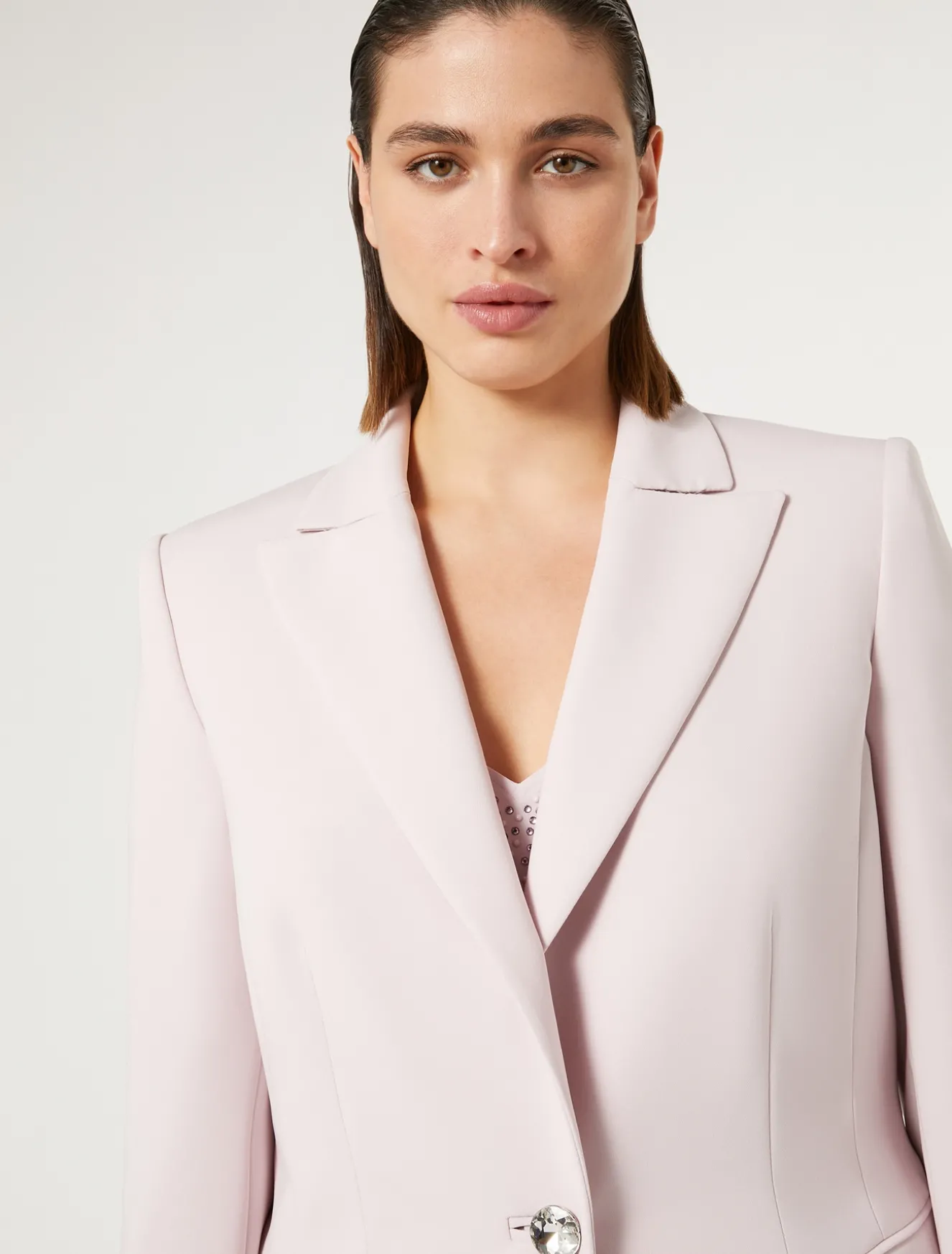 Giacca blazer in cady triacetato