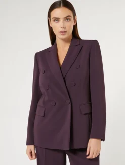 Giacca blazer in cady triacetato