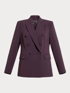 Giacca blazer in cady triacetato