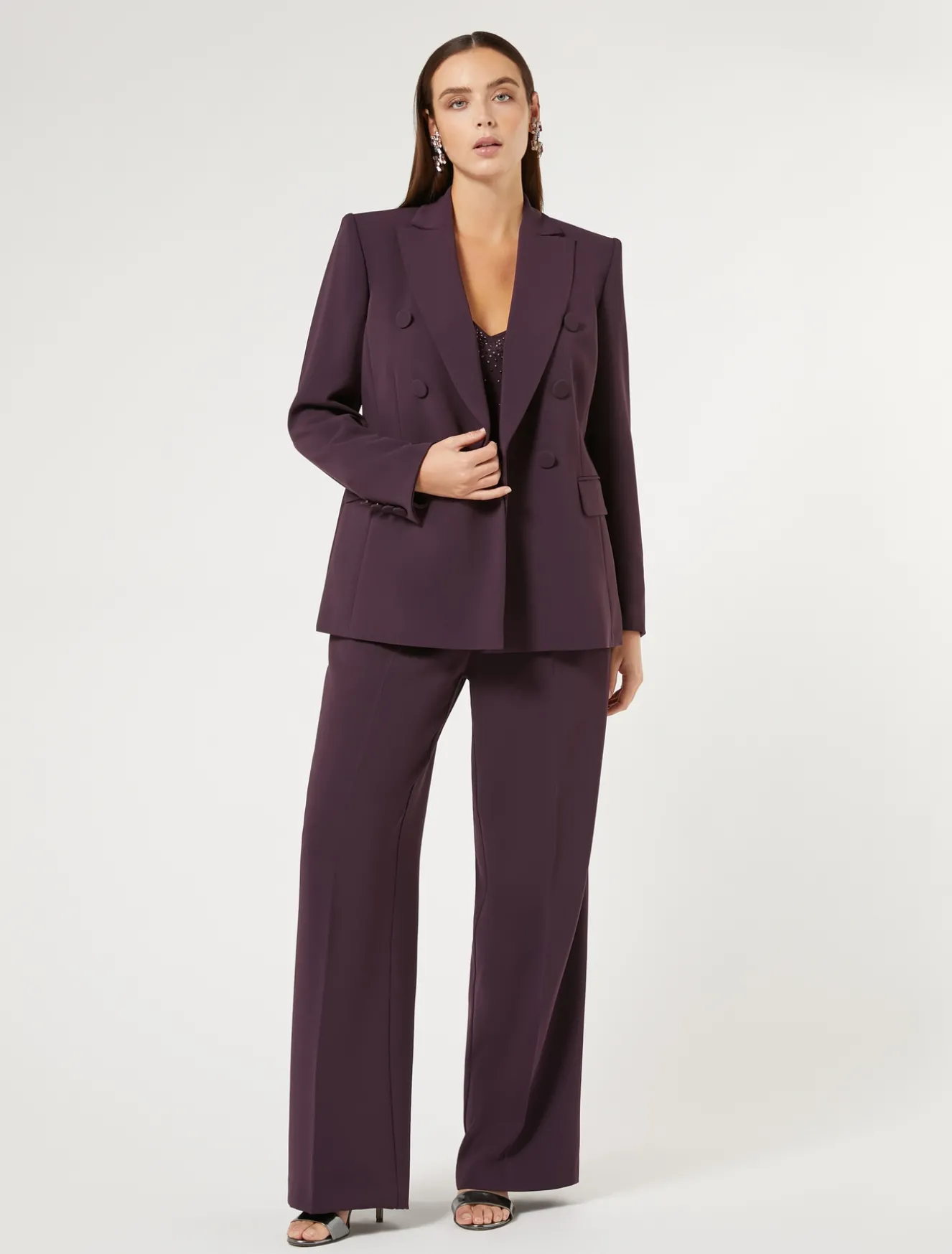 Giacca blazer in cady triacetato