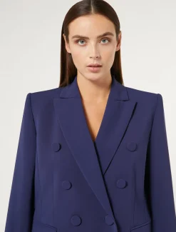 Giacca blazer in cady triacetato