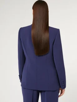 Giacca blazer in cady triacetato