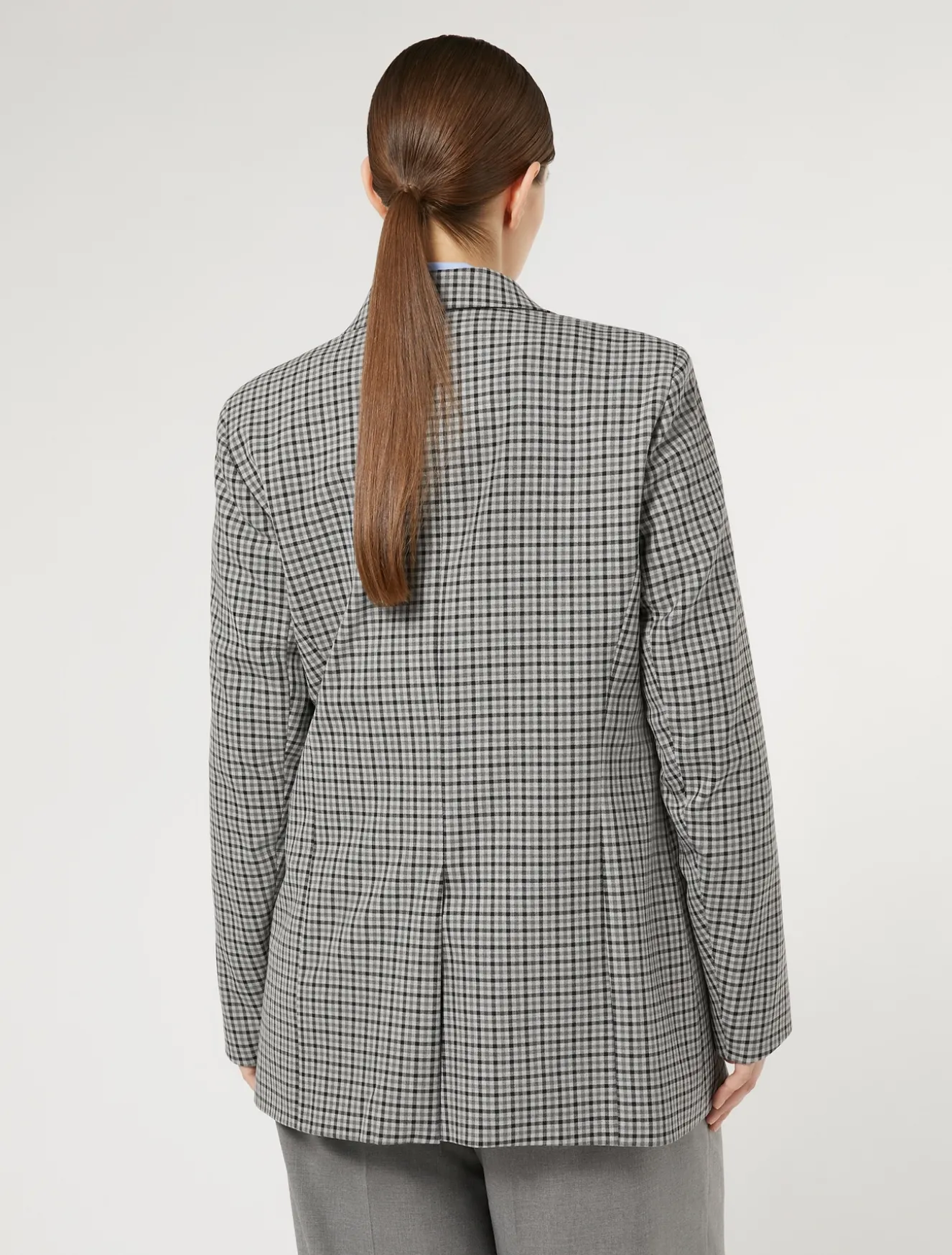 Giacca blazer in misto viscosa