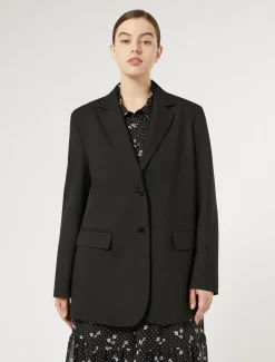 Giacca blazer in misto viscosa