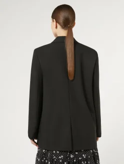 Giacca blazer in misto viscosa